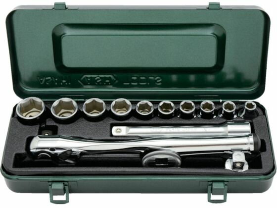 【お取り寄せ】ASH レボウェイブ6角ソケットレンチセット12.7□×14PCS VJS4201 ソケット ソケットレンチ..
