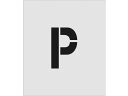 【お取り寄せ】IM ステンシル P 文字サイズ150×95mm AST-P15095 塗装 塗装 養生 内装 土木 建築資材