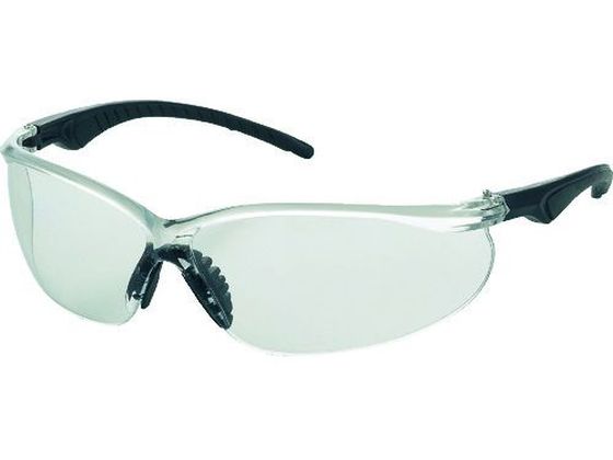 TRUSCO 二眼型セーフティグラス ソフトテンプルタイプ レンズクリア メガネ 防災面 ゴーグル 安全保護具 作業