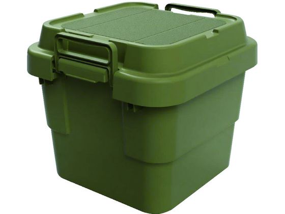 【お取り寄せ】TRUSCO トランクカーゴ フラット天板仕様 30L ОD色 ODCF-30 ツールボックス ツールバック 保管 作業