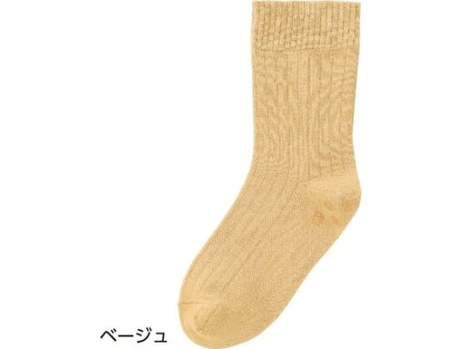 名前の書けるスベリ止め付ソックス 婦人 ベージュ 22〜24cm 名前の書けるスベリ止め付ソックス 婦人 ベージュ 22〜24cm