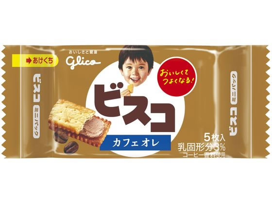グリコ/ビスコ ミニパック カフェオレ 5枚入/53053のサムネイル