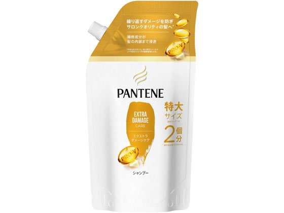 P&G パンテーン エクストラダメージケア シャンプー 詰替 特大 600mL P＆G シャンプー リンス お風呂 ヘアケア