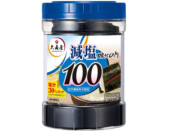 大森屋 減塩味付卓上 100枚 のり 佃煮 海産物 乾物 食...