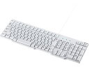 【お取り寄せ】サンワサプライ USBキーボード ホワイト SKB-L1UN キーボード テンキー PC周辺機器(2)