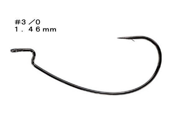 【お取り寄せ】バリバス オフセットマスター モンスタークラス ＃3/0 6本 バス用フック オフセット フック シンカー ルアー用 釣り具 アウトドア
