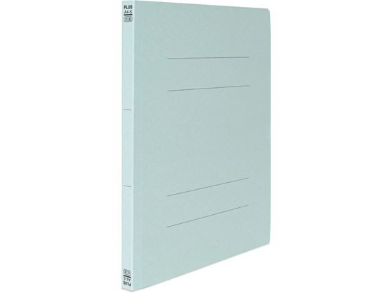プラス ファイル フラットファイル 抗菌 A4 ブルー 79935 通常タイプ A4 フラットファイル 紙製 レターファイル