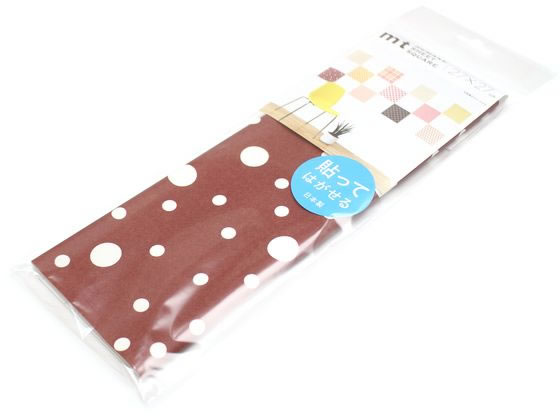 【お取り寄せ】カモ井 mt リメイクシート スクエア 霰小紋・赤銅色 MTCARS031 デコレーシ ...