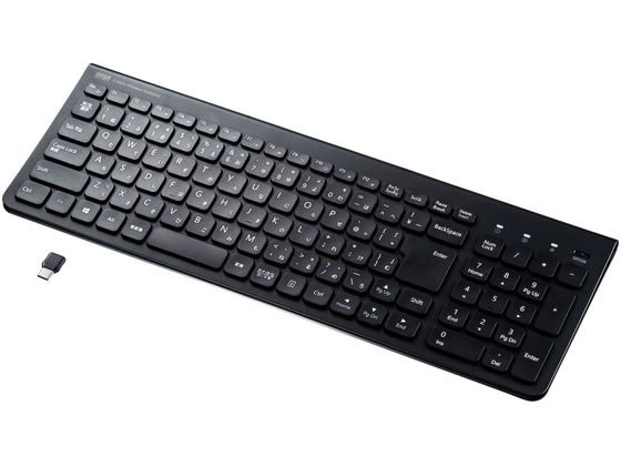 【お取り寄せ】サンワサプライ ワイヤレススリムキーボード SKB-WL31CBK