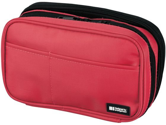 【お取り寄せ】リヒトラブ ペンケース [ブックタイプ] ダブル コーラル A7555-103