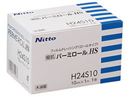【お取り寄せ】日東メディカル 優肌パーミロール H24S10 10cm×1m 包帯 ガーゼ ケガ 傷 メディカル