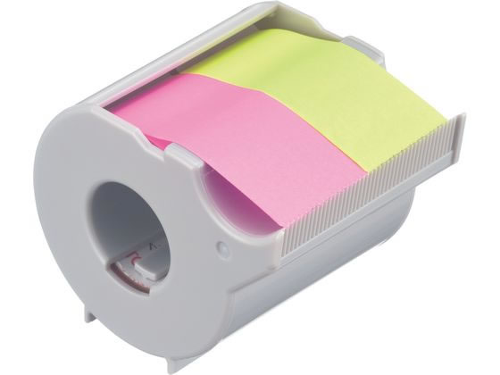 ヤマト メモックロールテープ グレーカッター 25mm×10m ローズ&レモン テープ式 ふせん インデックス ..