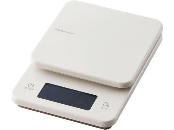 Kitchen Scales - 【お取り寄せ】エレコム キッチンスケール デジタルスケール はかり最大3kg HCS-KSA01IV 計量ツール はかり 温度計 調理小物 厨房 キッチン