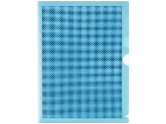 A4 Size - プラス 仕切り付ホルダー カモフラージュ 3ポケット A4 ブルー 89581 A4 色柄付タイプ クリアホルダー ファイル