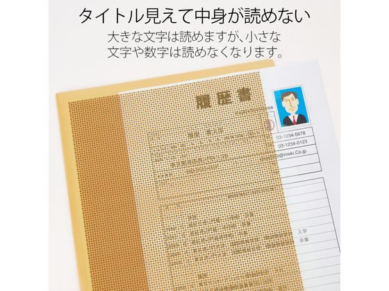 プラス 仕切り付ホルダー カモフラージュ 3ポケット A4 オレンジ 89583 A4 色柄付...