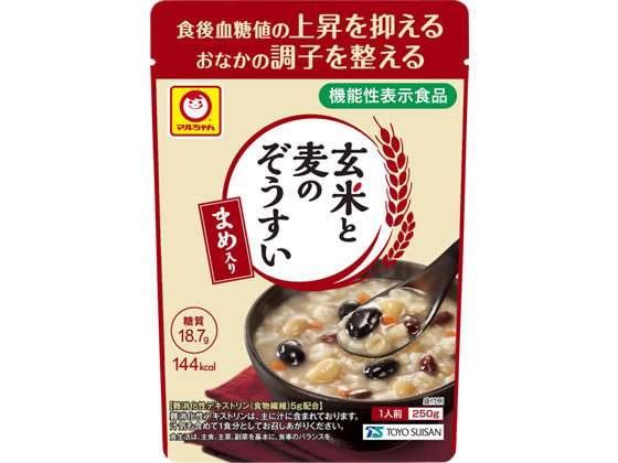 【お取り寄せ】東洋水産 玄米と麦のぞうすい まめ入り250g どんぶり おかゆ レトルト食品 インスタント食品