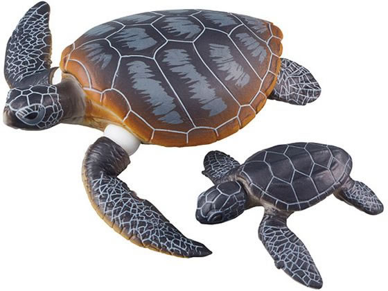 タカラトミー｜TAKARA TOMY アニア AS-20 アオウミガメ親子（水に浮くVer．）