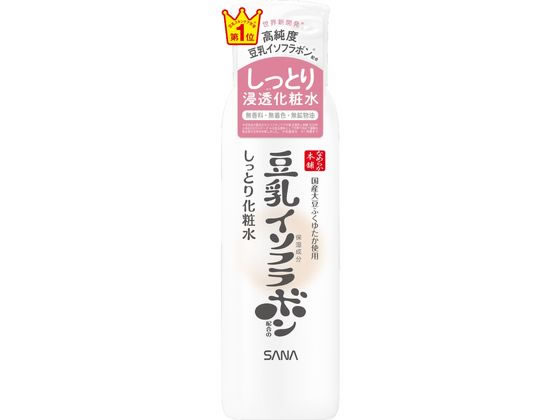 【商品説明】使うたびに肌を整える豆乳イソフラボン配合の化粧水です。浸透と保湿力の絶妙なバランスで、しっとりするのにべたつかない使用感。肌にうるおいを与えながらキメを整えます。パッチ試験済み。アレルギー試験済み（すべての方にアレルギー等が起きないというわけではありません）無香料・無着色・無鉱物油。【仕様】●内容量：200ml生産国：日本商品区分：化粧品メーカー：常盤薬品工業　サナ広告文責：フォーレスト株式会社　0120-40-4016【備考】※メーカーの都合により、パッケージ・仕様等は予告なく変更になる場合がございます。【検索用キーワード】常盤薬品　トキワヤクヒン　TOKIWAYAKUHIN　ときわやくひん　さな　サナ　SANA　なめらか本舗　なめらかほんぽ　ナメラカホンポ　NAMERAKAHOMPO　しっとり化粧水　シットリケショウスイ　SHITTORIKESHOSUI　シットリケショウスイ　しっとり浸透化粧水　豆乳イソフラボン　スキンケア　基礎化粧品　XT3802世界新開発高純度豆乳イソフラボン配合！豆乳のしっとり化粧水