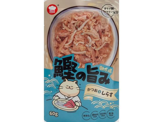 【お取り寄せ】F Bell ヘルズキッチン 朝市場鰹の旨み しらす60g ウェットフード 猫 ペット キャット