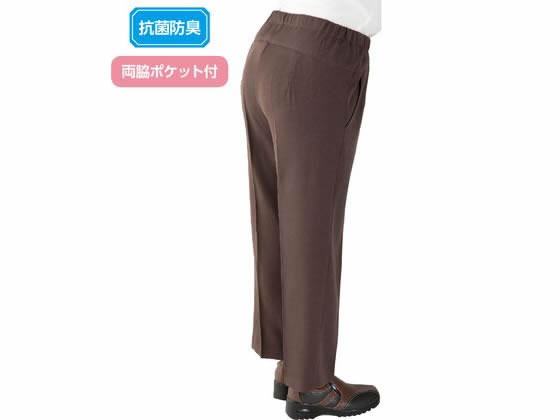 【お取り寄せ】ケアファッション スタイルをケアするパンツ モカ M シニア衣料 介護 介助