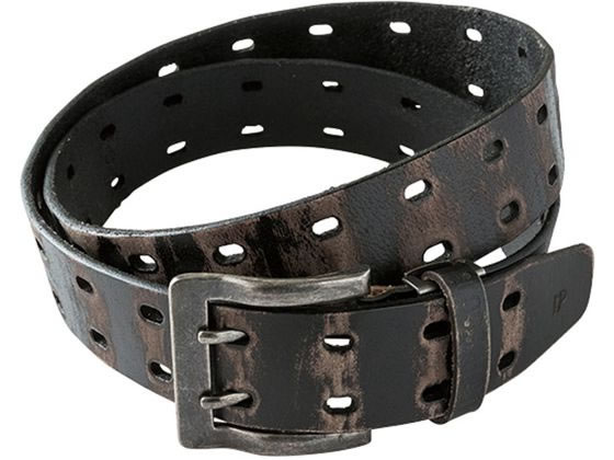 【お取り寄せ】CUC ダメージレザーベルト クロ 110 0910-19-110 ベルト 小物 ウェア ユニフォーム