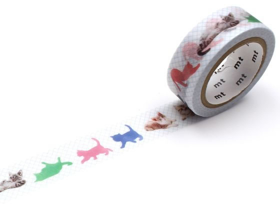 カモ井 mt ex 子猫 15mm×7m MTEX1P208 デコレーション用マスキングテープ デコレーショングッズ