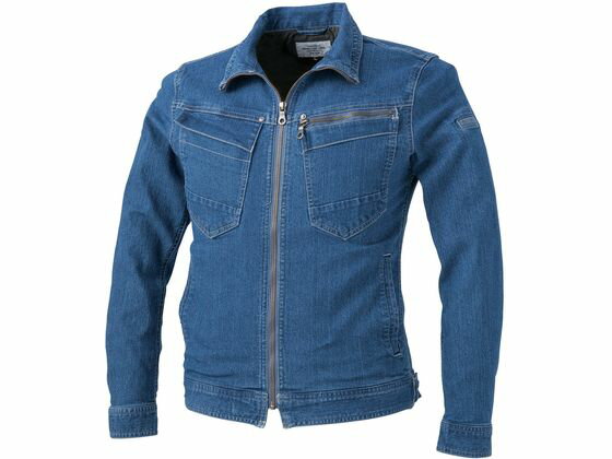 Long-Sleeved - 【お取り寄せ】CUC 児島デニシャンストレッチ長袖ブルゾン 4L 9828-127-4L 982シリーズ 通年 CUC 作業服 ユニフォーム