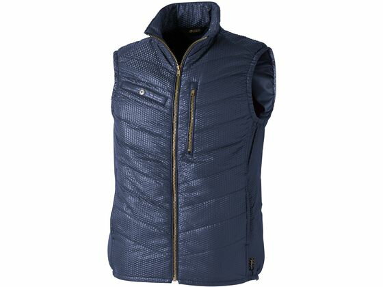 【お取り寄せ】CUC d-HEATエンボスベスト N・ネイビー S 8882-811-S 888シリーズ 秋冬 CUC 作業服 ユニフォーム