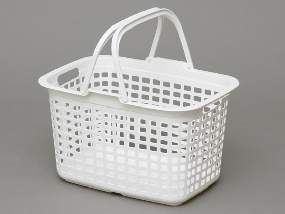 【お取り寄せ】アイリスオーヤマ ランドリーバスケット ピュアホワイト LB-M