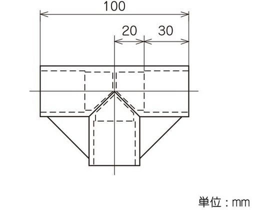 JET PRICEの【お取り寄せ】矢崎化工 イレクター 28ジョイント アイボリー J-7A S IVO 支柱 クランプ 機構部品 メカニカル部品 作業用品 工具｜アングル2