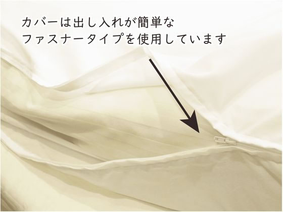 【お取り寄せ】スマイル 制菌横開掛布団カバーファスナー付キシングルホワイト1箱20枚入 シーツ 寝具 枕 ベッド 病室 居室備品 看護 医療 [2]