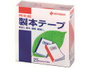 ニチバン 製本テープ(再生紙)25mm×10m 赤 BK-251