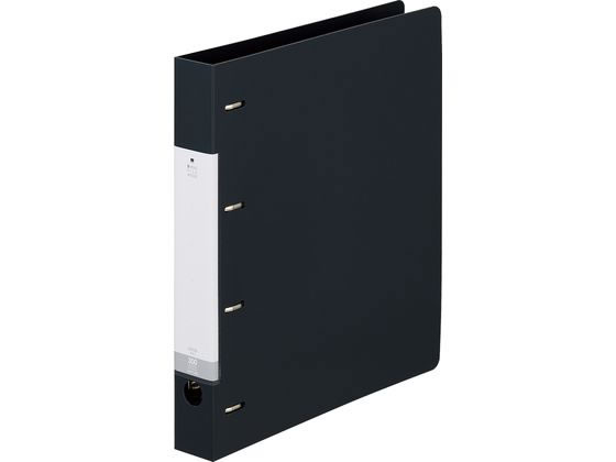 リヒトラブ リクエスト D型リングファイル A4タテ 背幅41mm 黒 G1270-24 A4 多穴リングファイル 丸型 D型 リング式ファイル