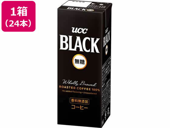 UCC BLACK  200ml 24{ ybg{g pbNR[q[ ʈ {g