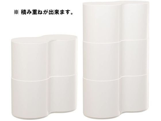 【お取り寄せ】伊勢藤 トイレットペーパーボックス PISE ホワイト I-521 トイレ アイデアグッズ