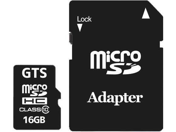【お取り寄せ】GTS GTS ドライブレコーダー向け microSDHCカード 16GB microSD SDHCメモリーカード メモリーカード 記録メディア 家電