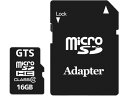 y񂹁zGTS GTS hCuR[_[ microSDHCJ[h 16GB microSD SDHC[J[h L^fBA e[v