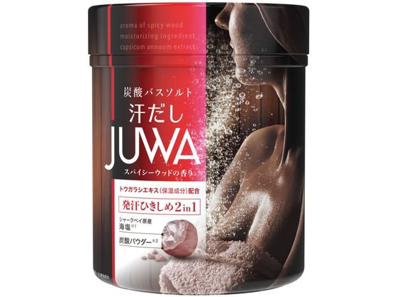 楽天JET PRICE【お取り寄せ】白元アース 汗だし JUWA スパイシーウッドの香り 500g 入浴剤 バス ボディケア お風呂 スキンケア