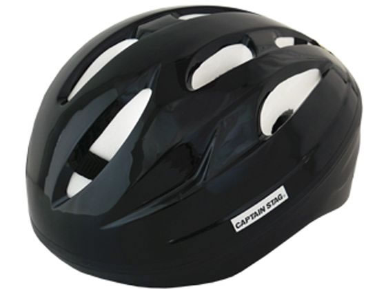 【お取り寄せ】キャプテンスタッグ 自転車用ヘルメット シャン 幼児用 ソフトシェル ブラック 自転車ヘ..