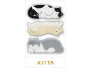 キングジム KITTA クリア (ネコ) 21片 KITT016 デコレーション シールタイプ マスキングテープ
