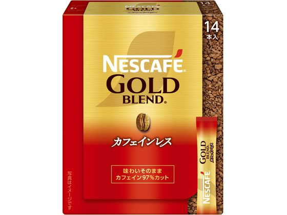 ネスカフェ ゴールドブレンド カフェインレス　コーヒー ネスレ ネスカフェ ゴールドブレンド カフェインレス スティックブラック 14P