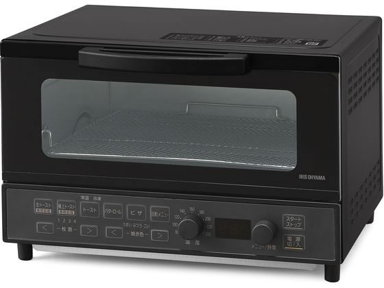 【お取り寄せ】アイリスオーヤマ/マイコン式オーブントースター ブラック/MOT-401-Bのサムネイル