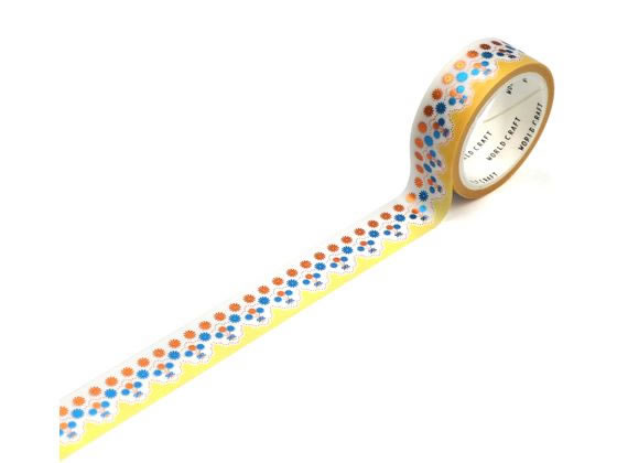 ワールドクラフト キラキラマスキングテープ Margaret 15mm×5m デコレーション用マスキングテープ 15mm幅 デコレーショングッズ