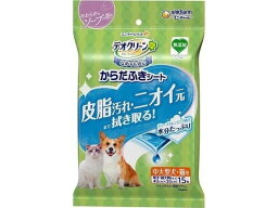 【お取り寄せ】ユニ・チャーム デオクリーン 体ふきシート 中大型犬猫用 香り付 15枚 犬用 ドッグ ペット ケア