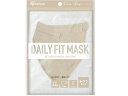 【お取り寄せ】アイリス DAILYFITMASK立体 ふつう 5枚入 ペールベージュ マスク 鼻 のど メディカル