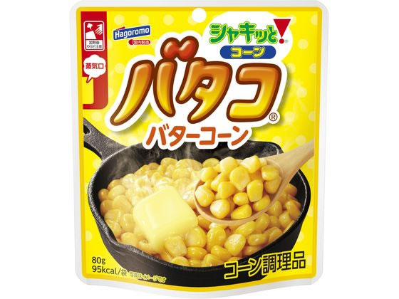 【商品説明】シャキッとコーンはもちろん、コクと風味が豊かな発酵バター、バターオイルを使用し、バターの風味をしっかり感じられる配合に仕上げました。レンジ対応パウチを採用。【仕様】●注文単位：1個【備考】※メーカーの都合により、パッケージ・仕様等は予告なく変更になる場合がございます。【検索用キーワード】はごろもフーズ　Hagoromo　はごろもふーず　ハゴロモフーズ　シャキッとコーンバタコ80g　シャキッとコーン　バタコ　シャキッとコーンバタコ　コーン　レンジ対応パウチ　バターコーン　電子レンジ対応食品　電子レンジ　レンジ食品　XW1814シャキッとコーンの甘みと風味豊かなバターが香るバターコーン