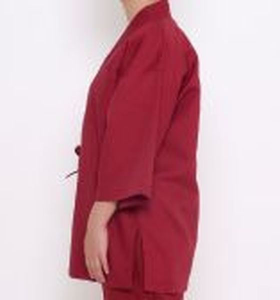 【お取り寄せ】ボンマックス 作務衣(上衣) ブラウン LL FJ0709U-5-LL