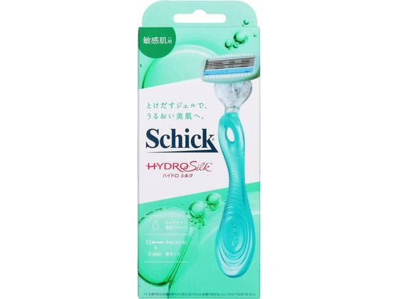【お取り寄せ】シック ハイドロシルク 敏感肌用 ホルダー(刃付き)+替刃1個 女性用 シェービング スキンケア