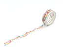 ワールドクラフト キラキラマスキングテープ Paper garland KRMT15-062