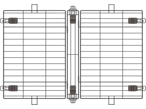 【お取り寄せ】アイリスオーヤマ ウッディサークル用屋根 ウォールナット PWSY-960V